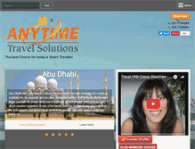 Tablet Screenshot of anytimebookings.com